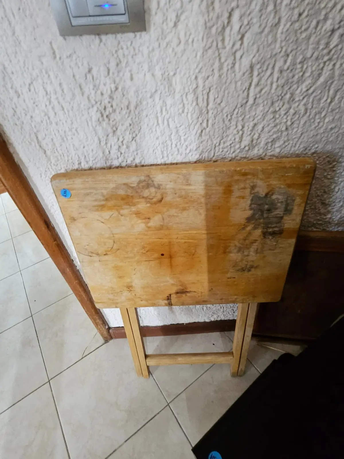Mesita plegable de madera — foto 1