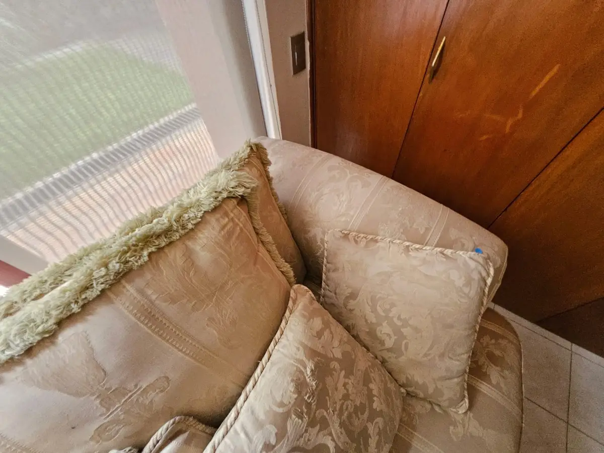 Juego de sala: sofá y sillón con cojines — foto 15