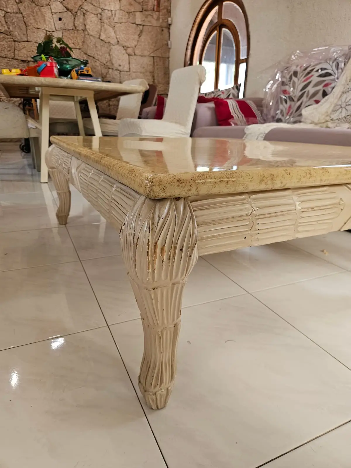 Mesa de centro de mármol — foto 5